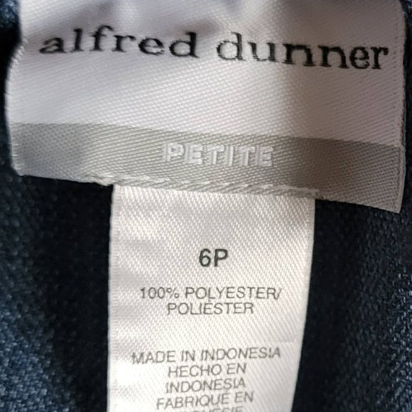 Alfred Dunner Blue Dress Pants 6P Like New Condition - Picture 3 of 12